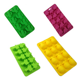 Mini Pineapple Shape Silicone Ice Cube Trays Chocolate Candy Molds Model  Random Color 