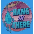 thumbnail image 2 of Men's Strange World Splat Hang in There Graphic Tee Turquoise X Large, 2 of 4