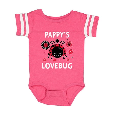 

Inktastic Valentine s Day Pappy s Lovebug Gift Baby Boy or Baby Girl Bodysuit