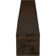 thumbnail image 4 of Ekena Millwork 8"H x 12"D x 60"W Rough Cedar Faux Wood Fireplace Mantel, Premium Hickory, 4 of 8