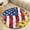style-7, variant on 4th of July Round Rugs -Washable Non-Slip Small Round Area Rug Throw Soft Circle Rugs for Bedroom, Modern Print Indoor Carpet for Entryway Sofa Living Room