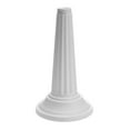 thumbnail image 4 of Bloem 32-in Tall Grecian Urn Resin Pedestal Planter - Casper White, 4 of 7