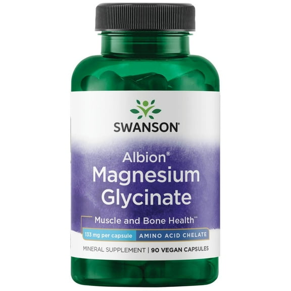 Swanson Chelated Magnesium 133 Milligrams 90 Capsules