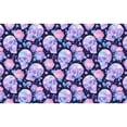 thumbnail image 7 of Rateoe crystal Skull flower Pattern Canvas College Laptop Backpack,Travel Daypack,Durable Rucksack Travel Notebook Bag School Backpack Book Bag for Men Women-Small, 7 of 7
