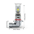 thumbnail image 2 of 2x 9005 HB3 High Beam LED Headlight Bulbs Kits for Subaru Crosstrek 2016-2020, 2 of 13