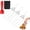 3, variant on lanema Multipurpose Nonrust Steel 3 Prongs Skewers Set Comes With Silicone Brush And Carry Case Great For Family BBQs