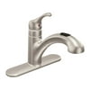 Moen Renzo One Handle Chrome Pull Out Kitchen Faucet