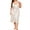 White, variant on Women's Sexy Plus Size Ladies Nightdress Spaghetti Strap Satin Long Lingerie Dress Suspender Comfy Slip Chemise Nightgown Sleepwear