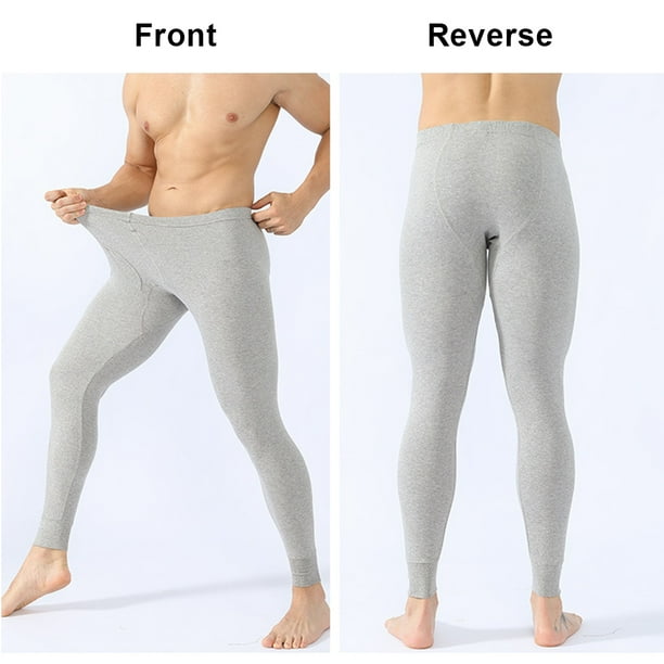 Jumpingount Pantalones de ropa interior termica para hombre mallas de algodon gruesas comodas para otono e invierno ropa interior para el hogar y la Ropa interior SG Jumpingount AP013608 02 Walmart en