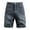 Blue, variant on Gspmoly Shorts Men, Denim Shorts Men'S Retro Straight Leg Five Quarter Pants Solid Color Men'S Shorts Mens Swimwear Prime Deals Blue M