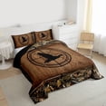 thumbnail image 3 of Homewish Wildlife Duck Animal Full Size Comforter Sets for Men, Western Lake House Bedding Comforter Set, Rustic Farmhouse Theme Reversible Bedding Sets, Luxury Bedroom Decor, 3 Pieces, 3 of 8