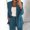 Navy, variant on Winter Spandex Long Sleeve Oversized Blazer Jackets for Women Beige Leisure Solid Color Wedding Women's Plus Size Elegant Sporty Summer Fitted Jacket Suit Business Oversize Spring Thin Transition