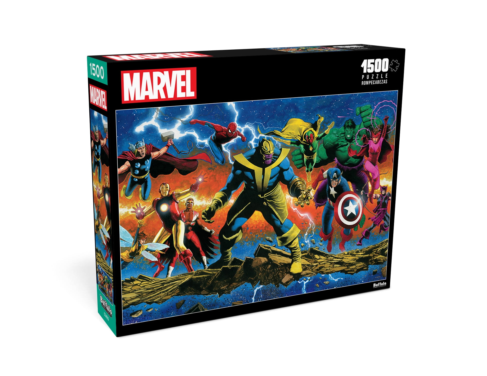 Buffalo Games 1500-Piece Marvel Thanos Legacy #1 Interlocking Jigsaw Puzzle for Adults Ages 14+