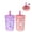 Gabbys Dollhouse, variant on Zak Designs 15oz Gabbys Dollhouse Kelso Travel Straw Tumbler Plastic and Silicone with Leak-Proof Straw Valve for Kids, 2pcs Set, Gabbys Dollhouse