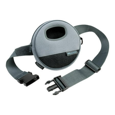 Sony ATRAC CD Walkman Player Carry Case CD-CASE4 - Case for CD player and discs - gray, black - for ATRAC CD Walkman D-NE500; Atrac3/MP3 CD Walkman; Psyc ATRAC CD Walkman D-NE300, D-NF400