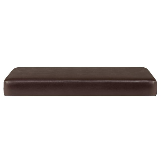 Abbracc Housse de Coussin de Siège de Canapé en Cuir PU Imperméable Café_3 Places