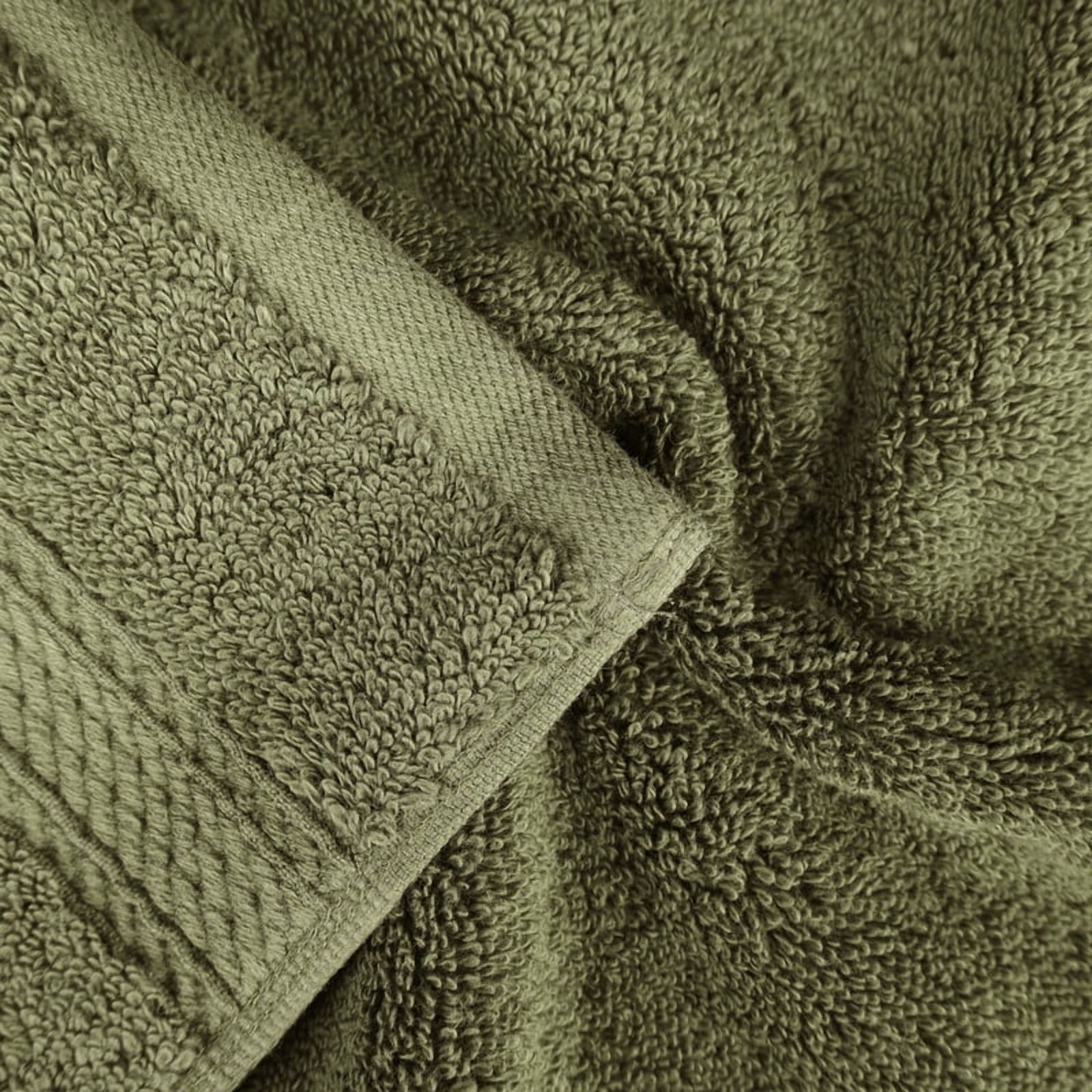 Superior 800 GSM Egyptian Cotton 4-Piece Hand Towel Set, Soft Ultra Absorbent Towels, Charcoal