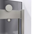 thumbnail image 4 of DreamLine Sapphire 56-60 in. W x 60 in. H Semi-Frameless Bypass Tub Door in Brushed Nickel and Gray Glass, 4 of 9