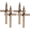 thumbnail image 1 of Shisuyan Photography Background Cross Pendant Chocolate Plastic 4Pcs 9.3X5.2X0.4In, 1 of 8