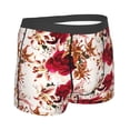 thumbnail image 3 of Balery Lilies Flowers Men's Boxer Briefs, Soft and Breathable Cotton Underwear with nylon Waistband-Small, 3 of 9