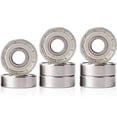 thumbnail image 2 of 608 Zz Rollerball Bearings 8 Pieces, 8Mm X 22Mm X 7Mm Longboard Bearings For Skateboards, Scooters, Roller Skates, Abec Rated High-Speed Precision Ball Bearings With Stainless, 2 of 3