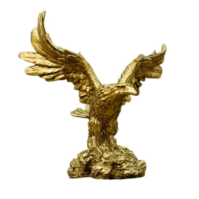 Resin Eagle Sculpture Collectable Decorative Creative Modern Statue for Wedding Small