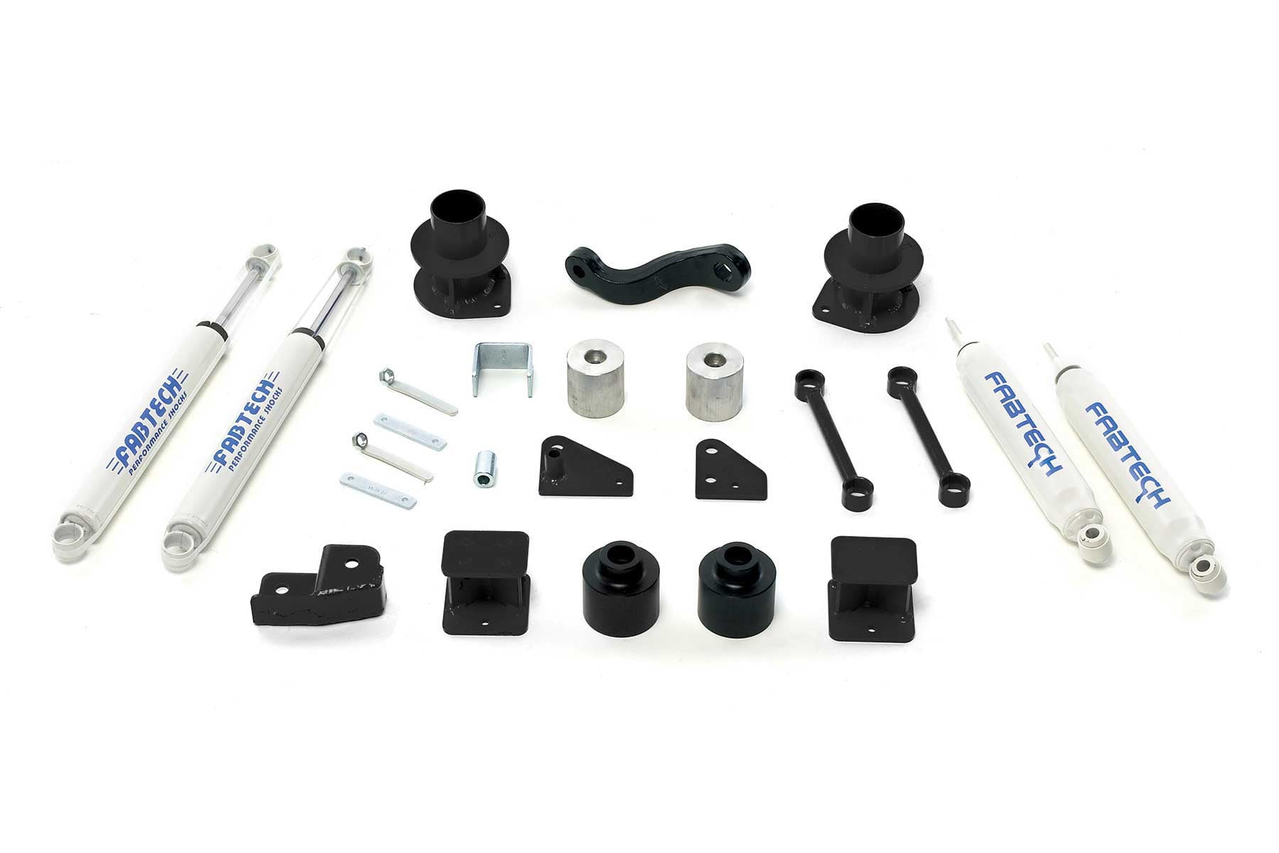 Fabtech K4037 Basic Lift System W/Shocks Fits 07 18 Fits/For Wrangler (Jk) Fits select: 2013 JEEP WRANGLER, 2008 JEEP WRANGLER UNLIMITED
