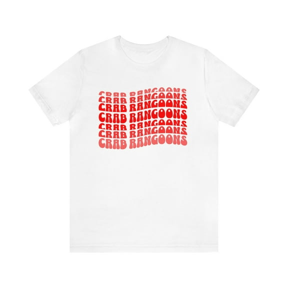 Retro Wavy Crab Rangoon's Wonton Shirt, Gift For Chinese Food Lover