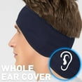 thumbnail image 3 of 1/2/3Pcs Fleece Ear Warmers for Men Women Kids - Winter Headband Ear Muffs Ear Covers for Cold Weather Running Cycling Ski, 3 of 9