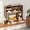 Brown, variant on Demi Bonn Desktop Bookshelf 7 Open Cubbies 3 Adjustable Shelves Fits 27 Inch Monitor Anti-Tipping Desk Organizer for Home Office Study Vanity, Natural