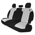 thumbnail image 4 of For 2021-2024 Toyota Sienna FH Group Neoprene Custom Fit Waterproof Car Seat Covers  - Gray Full Set, 4 of 10