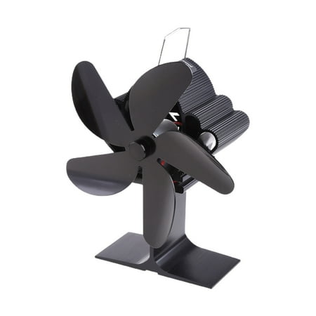 

5 Blades Heat Powered Stove Fireplace Fan Fuel Saving Silent Ecofan for Wood Log for Burner Heater SF101G