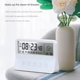 thumbnail image 5 of Giunmcul 50% Off Clear Digital Electronic Clock LED Display Electronic Clock Stereo Digital Display Snooze Alarm Clock 12/24H Switching Countdown, 5 of 5