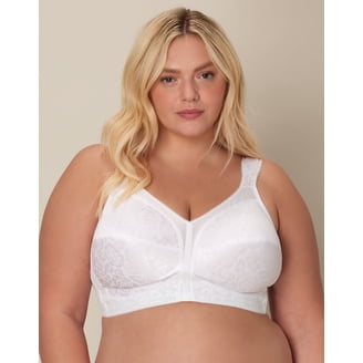 Just My Size Women's Cushion Strap Minimizer Bra MJ1979, White