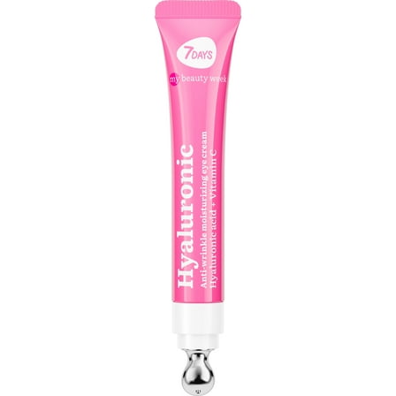 7DAYS Hyaluronic Acid Eye Cream, Anti Aging, for Dark Circles, Wrinkles, Eye Serum with Cooling Massager, 0.6 fl.oz