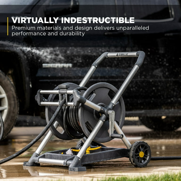 Gorilla 225 ft. Aluminum Zero-Rust Mobile Hose Reel - Walmart.com