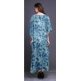 thumbnail image 4 of Bimba Tie-Dye Womens Long Beach Kaftan Beachwear Bikini Coverup Maxi Dress-S-L, 4 of 5