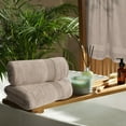 thumbnail image 4 of MALLONI HOME 4 Pack Bath Towel Set 27x54, 100% Ring Spun Cotton, Ultra Soft Highly Absorbent Machine Washable Hotel Spa Quality Bath Towels for Bathroom, 4 Bath Towels&nbsp;Tan, 4 of 7