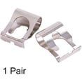 thumbnail image 3 of WANNGWE Wiper Linkage Repair Clip, 1 Pair Windscreen Wiper Motor Linkage Rods Arms Link Repair Clip Kit Metal U25310-9705, 3 of 9