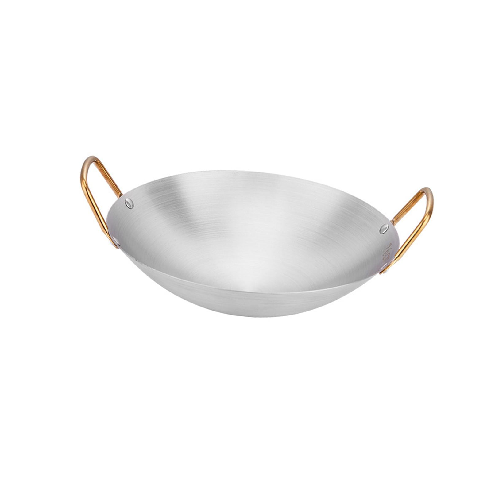 11.8 Medical Stone Deep Frying Pan With Lid - Beige Color Wok Skillet For  Healthy Cooking At Home - Kitchen Utensils And Accessories - Temu Denmark