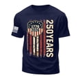 thumbnail image 5 of Rotm 4th Of July Shirt Freedom Shirt – Simple Freedom Text T Shirt for Men & Women Patriotic Men's Tshirts Graphic Tee Dark Blue,L, 5 of 5