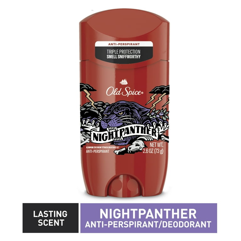 Old Spice Anti-Perspirant Deodorant for Men, NightPanther, 2.6 Oz