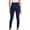 Navy women high waist leggings a1, variant on Cagogo Women's High Waisted Stretch Slim Fit Long Pants Leggings Solid Athletic Workout Tight Yoga Running Tights Casual Lounge Trousers, Yellow M