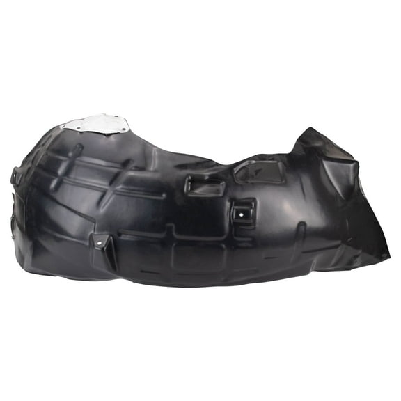 TRQ Front Right Inner Fender Liner Black Passenger Side Fits Select 2021-2022 Ford F-150 FO1249212