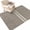 Oatmeal, variant on Area Rugs 3'x5', Farmhouse Grey Brown Carpet Runner Indoor Outdoor Rugs Home Decor Aesthetic, Vintage Country Linen Textured Non Slip Mats Washable Accent Rug for Living Room Bedroom