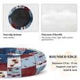 thumbnail image 5 of Iauyy Pet Couch Donut Cat Bed for Indoor Cats/Small Dogs Washable & Machine with Non-slip Bottom Calming Cat Furniture, Cherry Pattern (M), 5 of 8