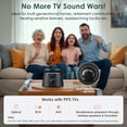 thumbnail image 4 of Altavoces inalámbricos SIMOLIO 621D Plus para TV Seniors Bluetooth, 4 of 7