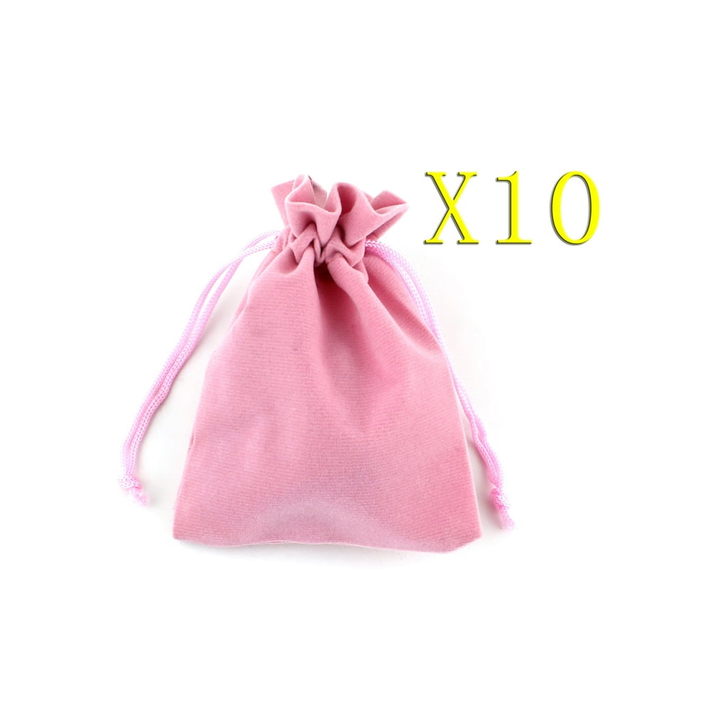 Velvet Jewellery Drawstring Gift Bag Pouches, 10pcs Jewelry Bags