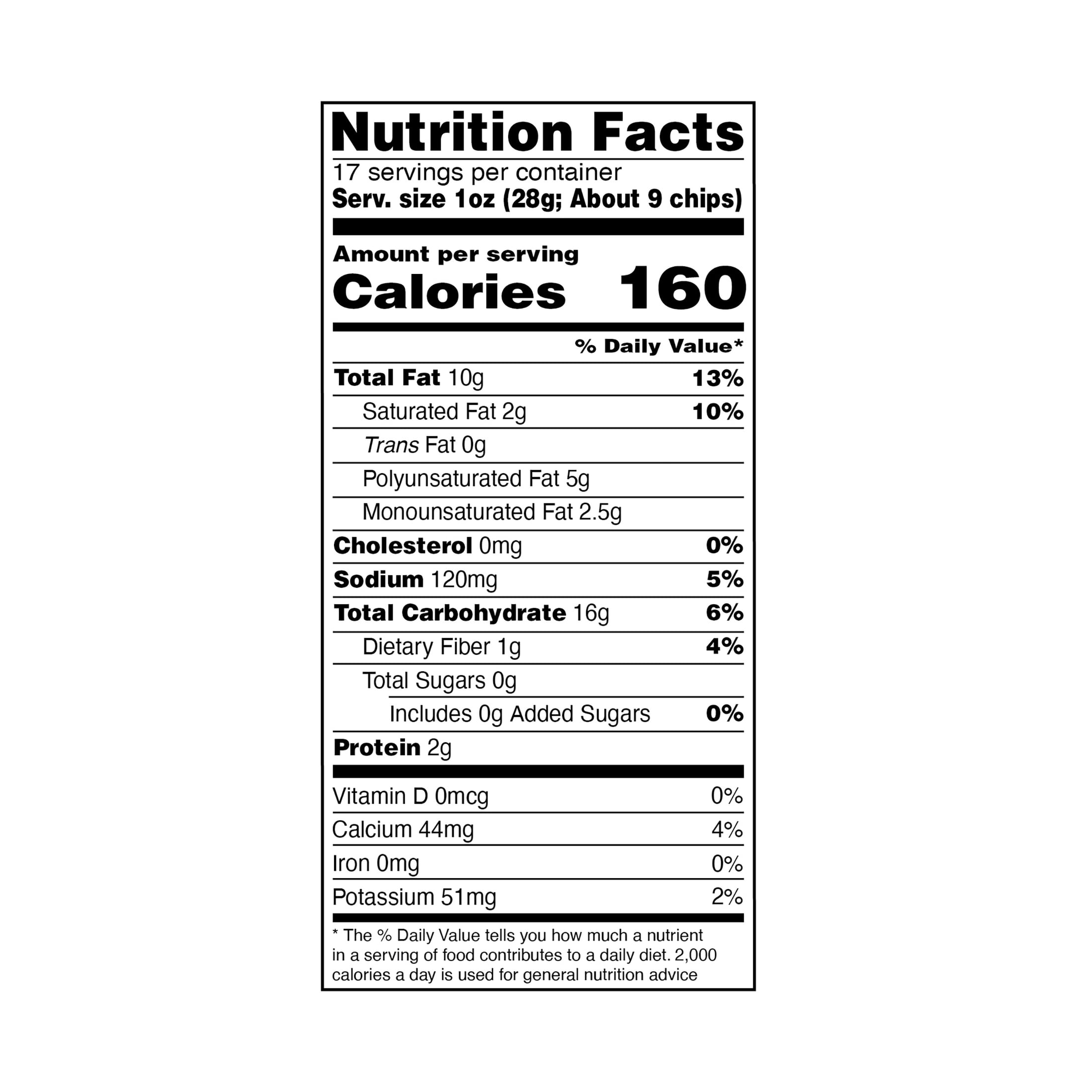 On The Border Homestyle Thick & Crispy Tortilla Chips, Gluten-Free, 17 oz Bag