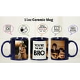 thumbnail image 3 of Printtoo PersonalizedPhotoCollage CoffeeMugYou're The Best Bro Custom Picture Ceramic CupDishwasher & Microwave Safe- 11 Oz -Blue, 3 of 6